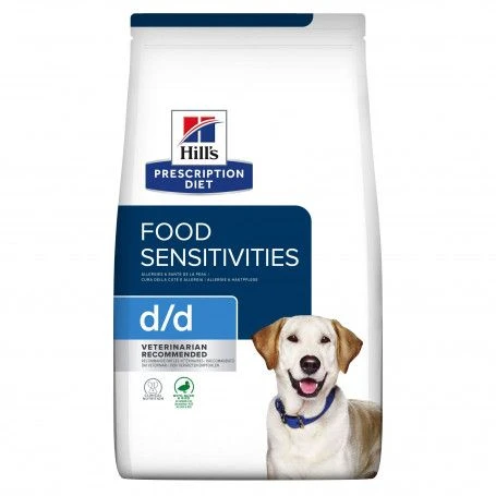 D/D Food Sensitivities Croquettes Pour Chien Au Canard & Riz 1 D/D Food Sensitivities Croquettes Pour Chien Au Canard & Riz