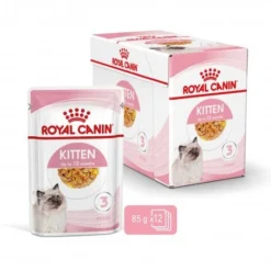 Nouveaux produits -Materiel Soldes cat kitten royal canin emince en gelee sachet repas 1