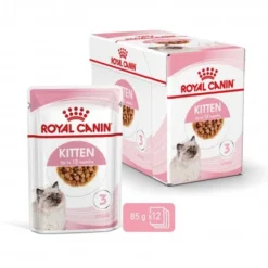Nouveaux produits -Materiel Soldes cat kitten royal canin emince en sauce sachet repas 1