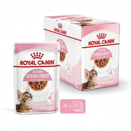 Cat Kitten Stérilisé Royal Canin Emincé En Sauce Sachet Repas 3 Cat Kitten Stérilisé Royal Canin Emincé En Sauce Sachet Repas – Image 3