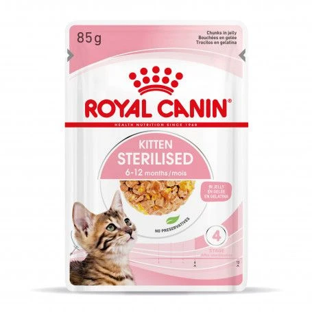 Cat Kitten Sterilised Royal Canin Emincé En Gelée Sachet Repas 1 Cat Kitten Sterilised Royal Canin Emincé En Gelée Sachet Repas