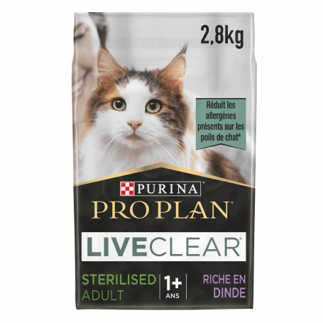 PURINA PRO PLAN Cat Liveclear Sterilised Adult Dinde 2 PURINA PRO PLAN Cat Liveclear Sterilised Adult Dinde – Image 2