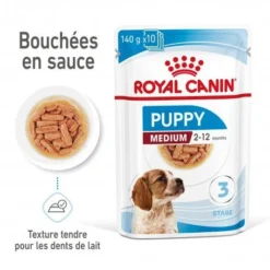 ROYAL CANIN Dog Puppy Medium Sachet Repas 11 ROYAL CANIN Dog Puppy Medium Sachet Repas -Materiel Soldes dog puppy medium sachet repas 2