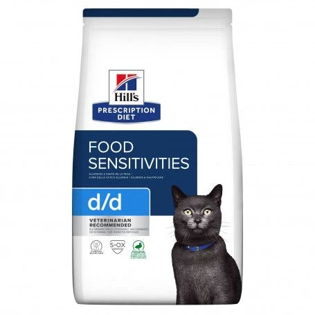 D/d Food Sensitivities Croquettes Pour Chat Canard & Petis Pois 1 D/d Food Sensitivities Croquettes Pour Chat Canard & Petis Pois