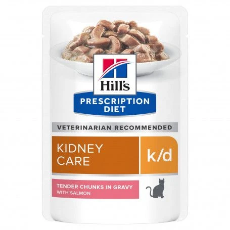 K/D Kidney Sachet Repas Pour Chat Saumon 1 K/D Kidney Sachet Repas Pour Chat Saumon