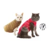 Materiel Gilet Pet Shirt Pour Chat - 4XS - Lg : 25-32 Cm (Rouge)