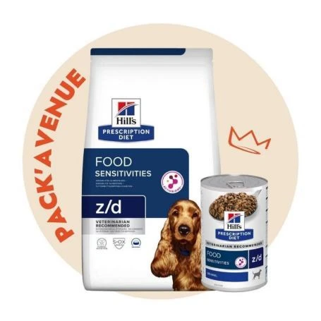 Pack'Avenue Hill's Prescription Diet Z/D Food Sensitivities Croquettes Pour Chien 8 Kg 1 Pack'Avenue Hill's Prescription Diet Z/D Food Sensitivities Croquettes Pour Chien 8 Kg