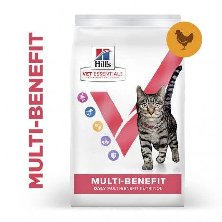 Vet Essentials Chat Multi-Benefit Adult + Poulet 1 Vet Essentials Chat Multi-Benefit Adult + Poulet