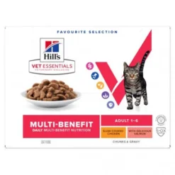 Vet Essentials Chat Multi-Benefit Adult Pack Mixte Sachet Repas