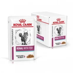 Nouveaux produits -Materiel Soldes veterinary diet cat renal poisson sachet repas 1