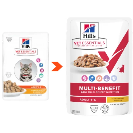 Vet Essentials Feline Adult Poulet Sachet Repas 1 Vet Essentials Feline Adult Poulet Sachet Repas